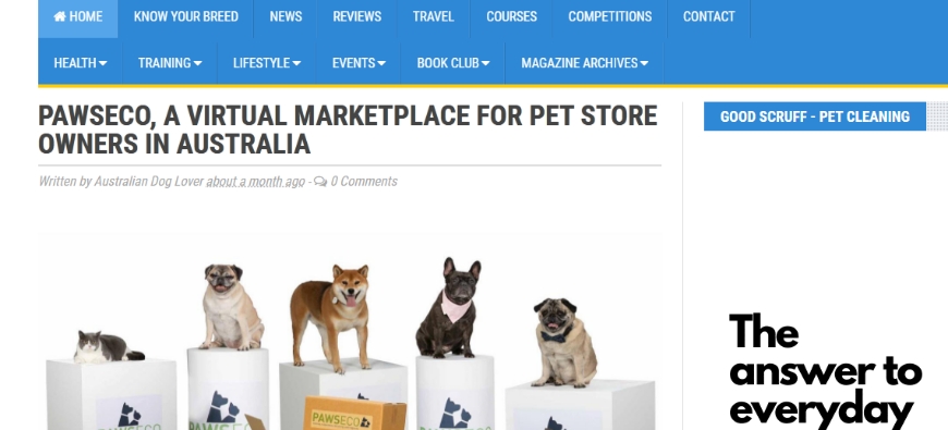 PawsEco: A Virtual Marketplace For Pet Store Owners In Australia
