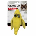Grumpy Cat Banana Peel Crinkle Cat