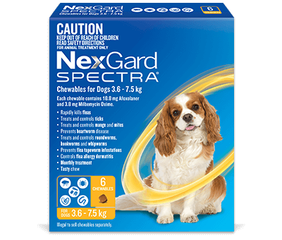 Nexgard Spectra 3.6-7.5Kg