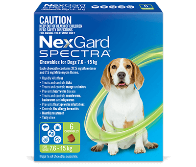 Nexgard Spectra 7.6 -15Kg