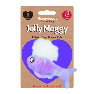 Jolly Moggy Catnip Tune Chaser Fish