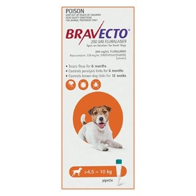 Bravecto Dog Spot On 4.5-10Kg 1Pk