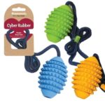 Rosewood Rugby Ball/Rope Medium Assorted
