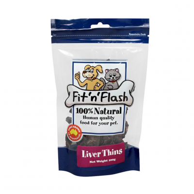 Fit N Flash Liver Thins 100g
