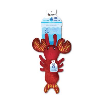 Spunky Pup Clean Earth Plush Lobster