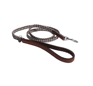 Rosewood Toy Dog Brown/Cream Dogtooth Lead