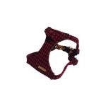 Rosewood Toy Dog Red /Blk Dogtooth Harness
