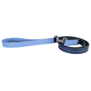 Rosewood Baby Blue/Navy Leather Lead
