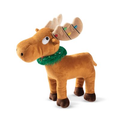 Fringe Studio Merry Chrismoose Plush Dog Toy