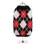 Urban Pup’s Red & Black Argyle Sweater