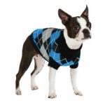 Urban Pup’s Black & Blue Argyle Sweater