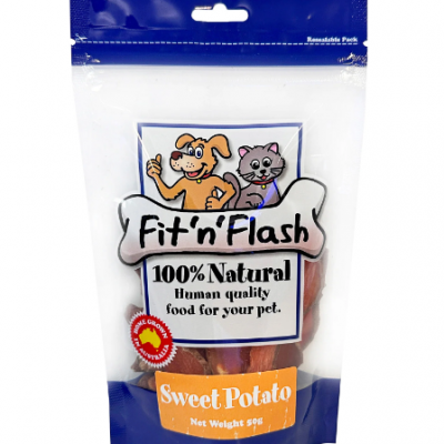 Fit N Flash Sweet Potato Chews 50g